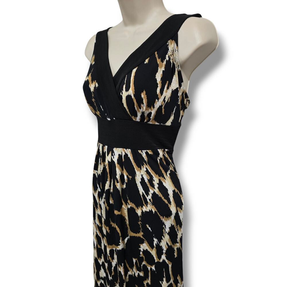 Axcess by Liz Claiborne Women’s Animal Print Sleeveless Empire Waist Dress Large - Picture 7 of 8